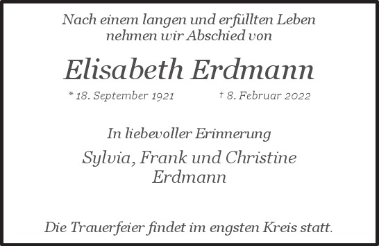 Elisabeth Erdmann